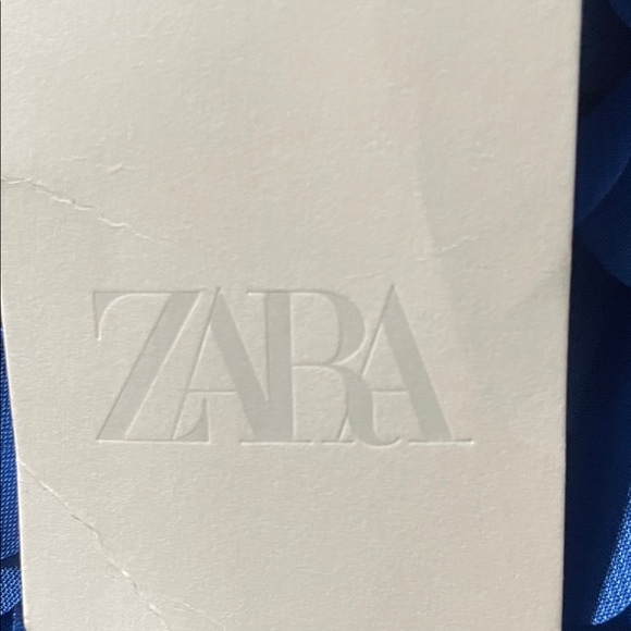 Zara Floral Blue Women's Cape Size-Large NWT - Picture 3 of 16